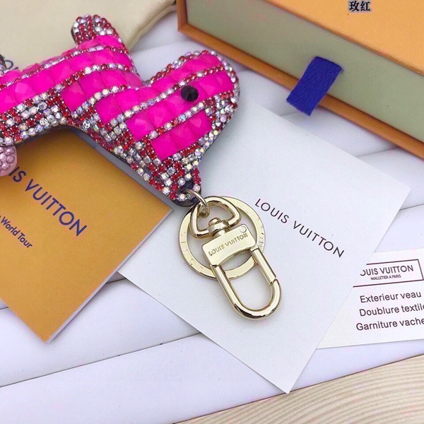 ブランドキーホルダー角部分ディテール